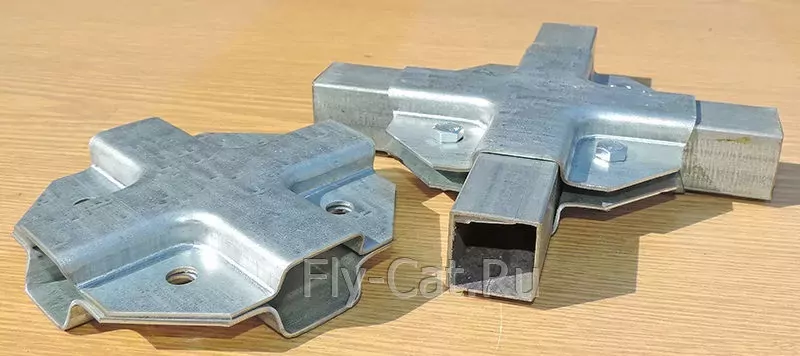 КРЕПЛЕНИЕ ПРОФИЛЬНОЙ ТРУБЫ НА 25