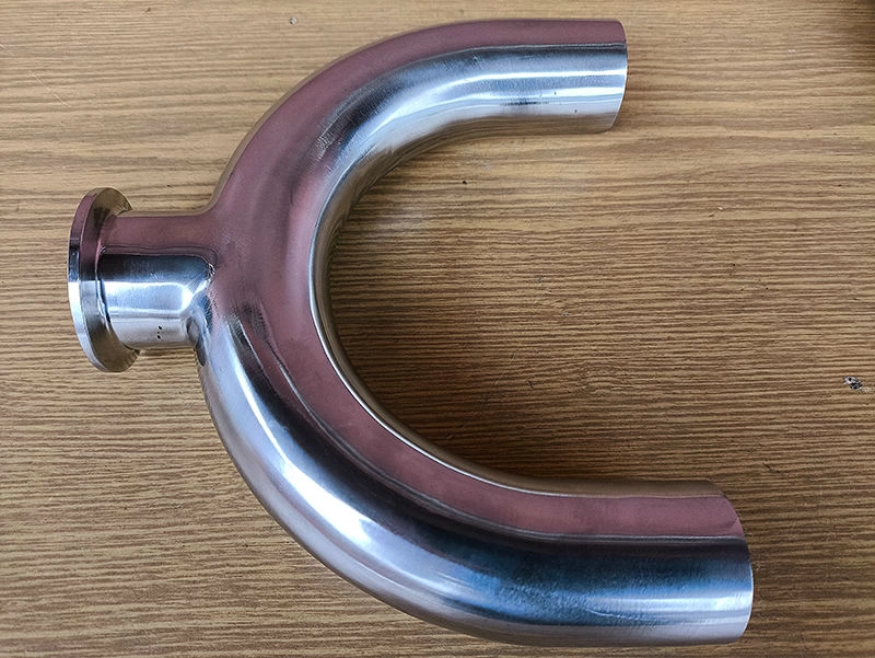 Тройник U-образный под кламп-соединение. Нержавейка AISI 304 фото 2