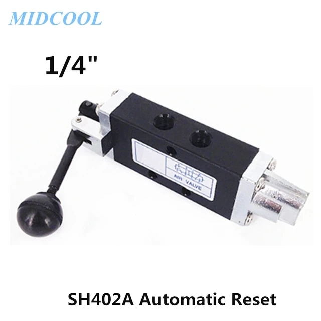 SH-402 / SH-402A. Ручной двухпозиционный пятиходовый клапан фото 6