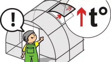 Устройство для проветривания теплиц