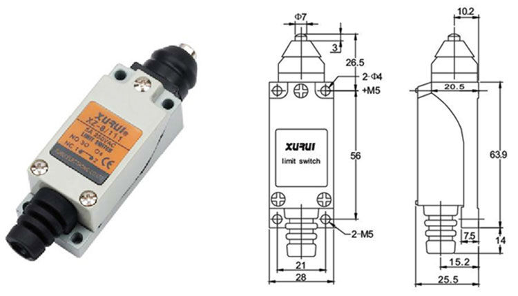 Концевик механический XZ-8111