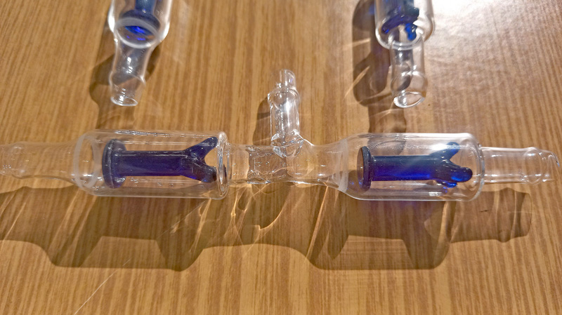 клапан стеклянный на три стороны