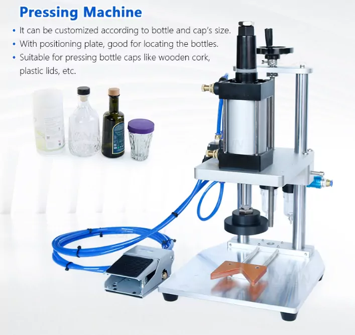 пресс машина для осаживания декоративных колпачков