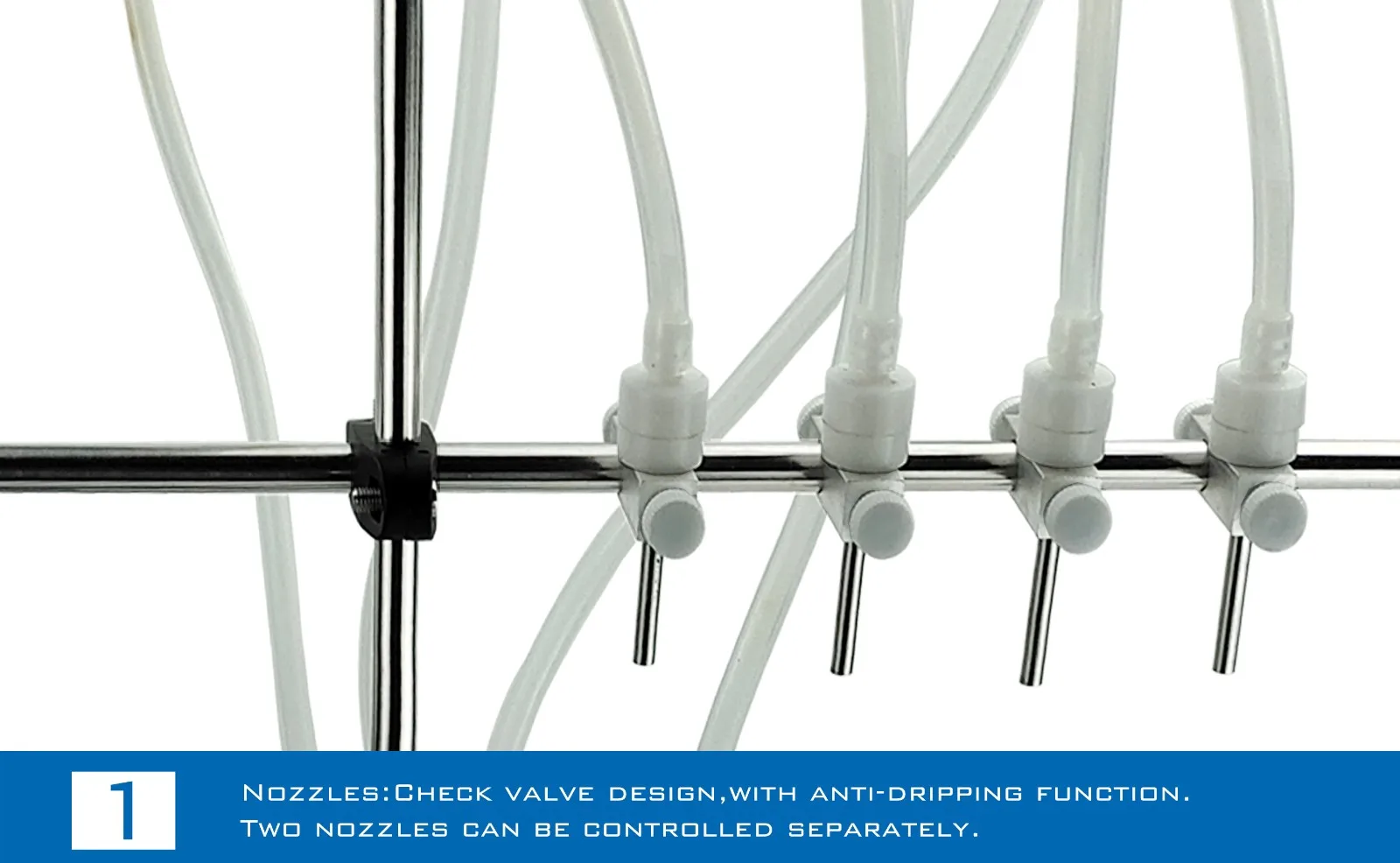 розливочная машина на четыре сопла