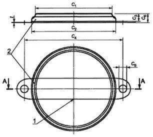 чертёж крышек пломп